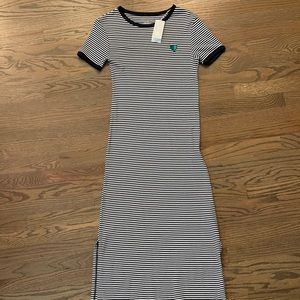 Tory Burch Navy Striped Maxi Dress
New with tags!